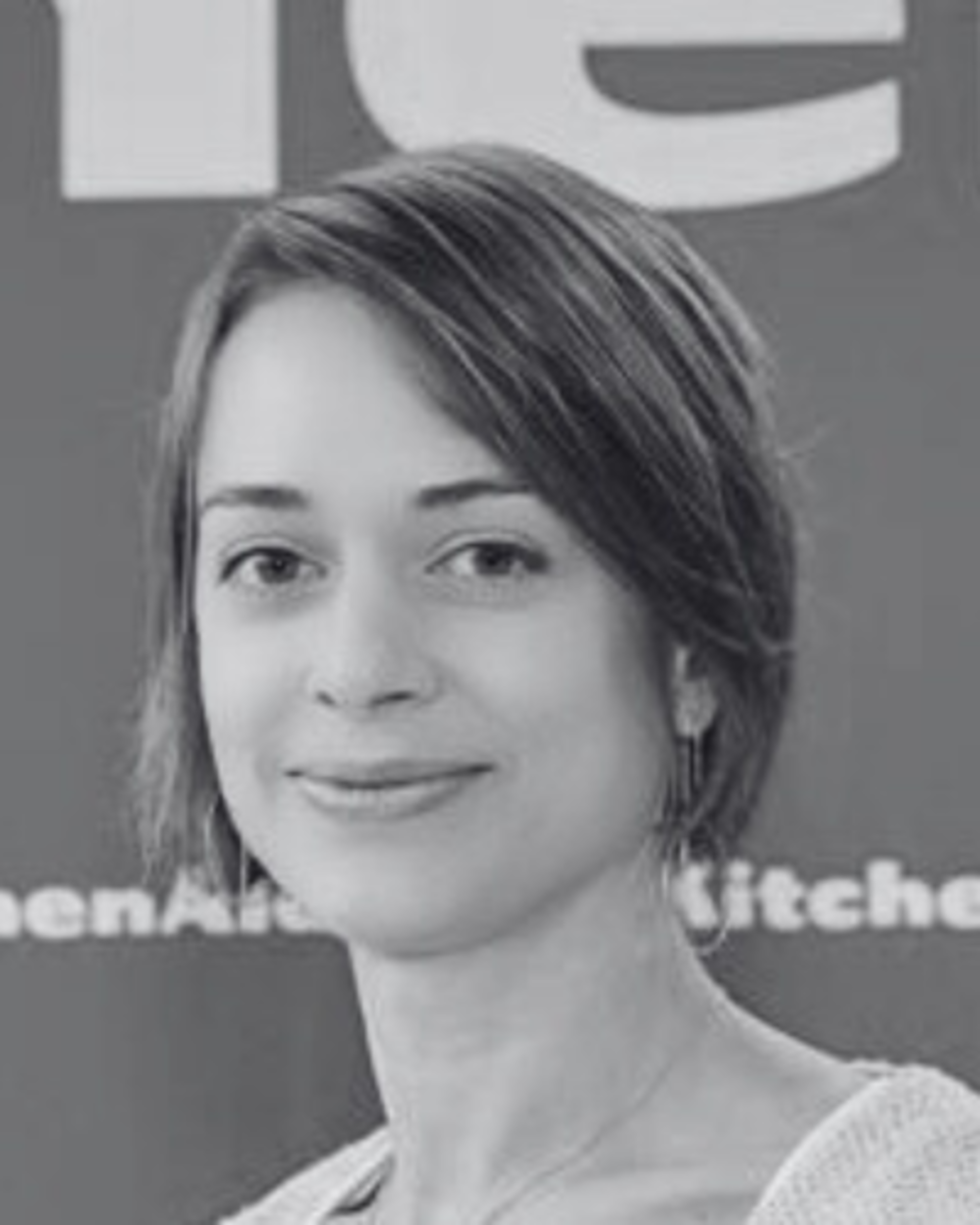 Black and white headshot of  Olivia Hanet.